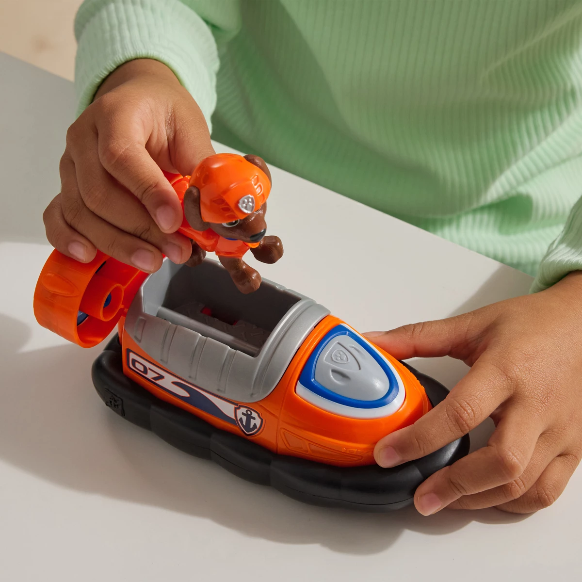 Paw Patrol Zuma's Hovercraft Vehicle and Figure