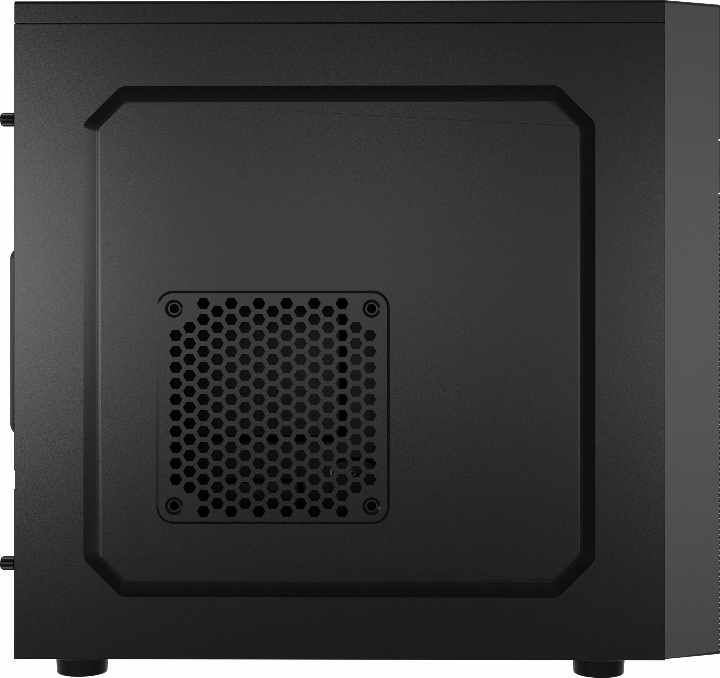 Kasë Natec Helix NPC-2171 mini tower microATX/Mini-ITX me USB-C, pa PSU, e zezë