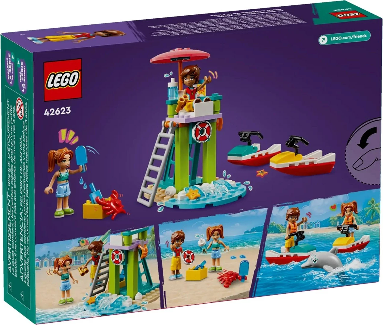 Set LEGO Friends 42623, Skuter Uji, me dy minifigura