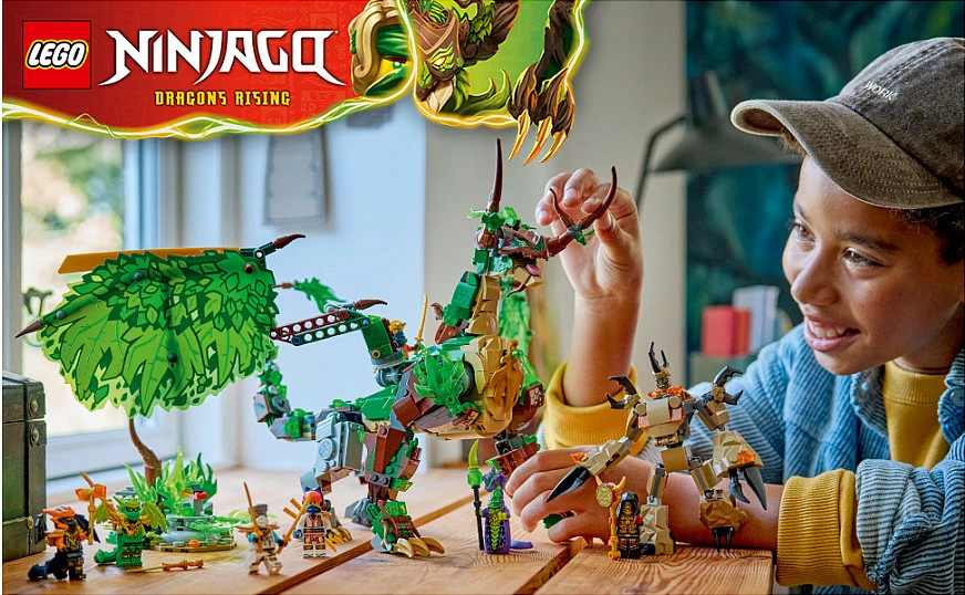 Set ndërtimi LEGO NINJAGO 71859 The Dragon of Life, 1050 copë, multikolor