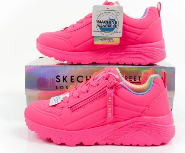 Atlete fëmijësh Skechers Uno Lite, rozë