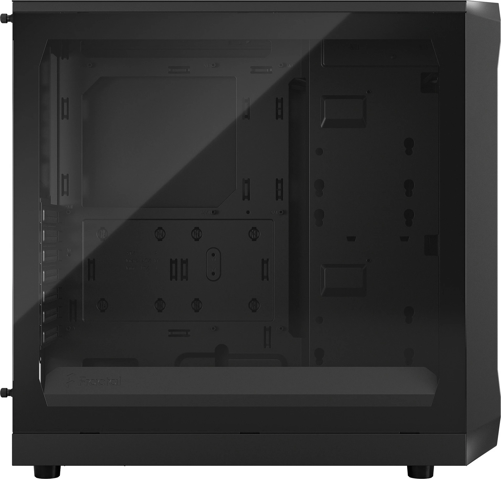 Kasë Fractal Design Focus 2, ATX, micro ATX, Mini-ITX, e zezë