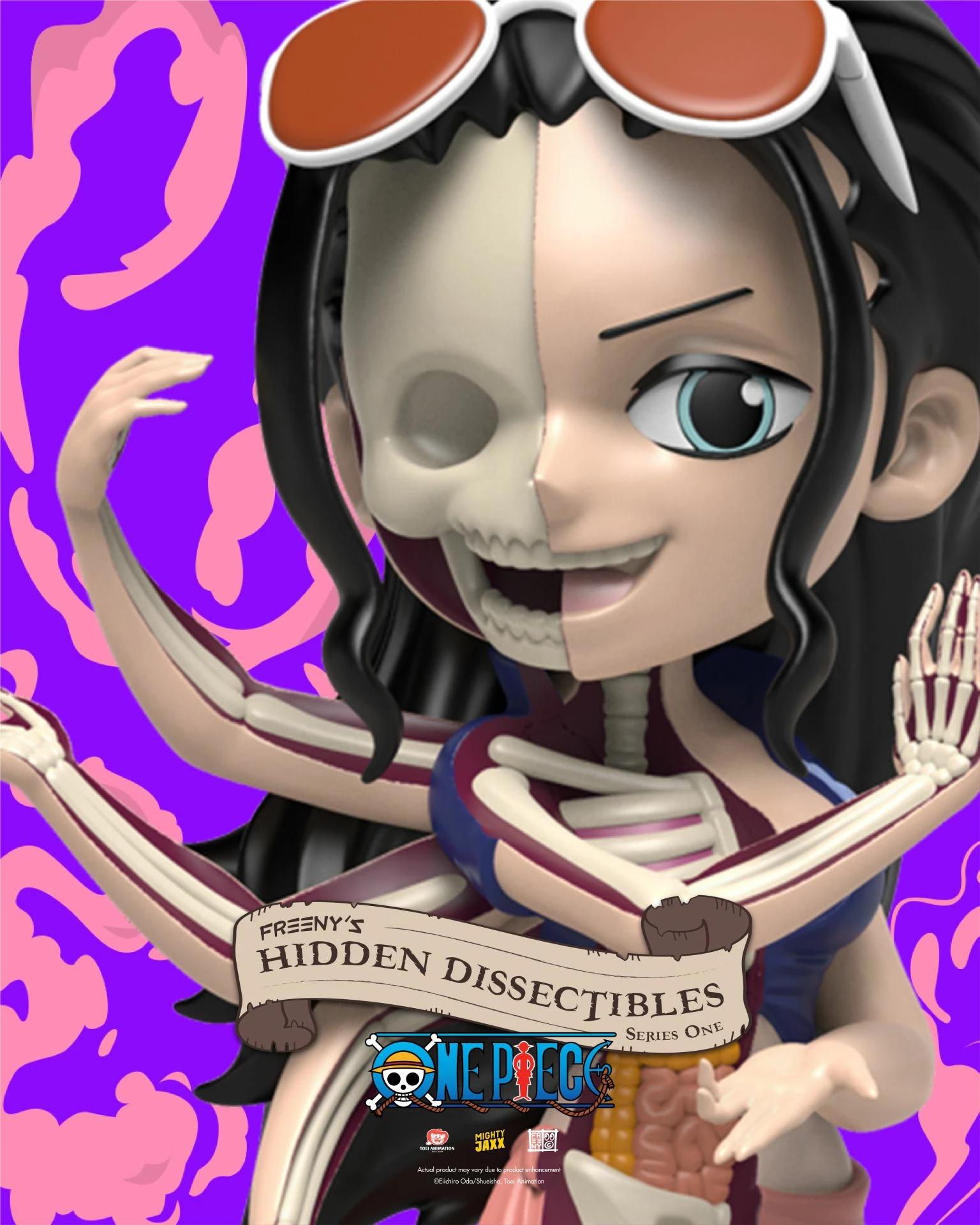Figurinë koleksionuese Mighty Jaxx Freeny’s Hidden Dissectibles: One Piece, blind box (1 copë)