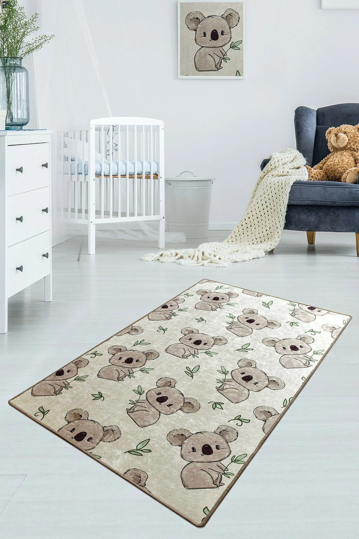 Qilim Conceptum Hypnose, koala, 140x190cm, ecru