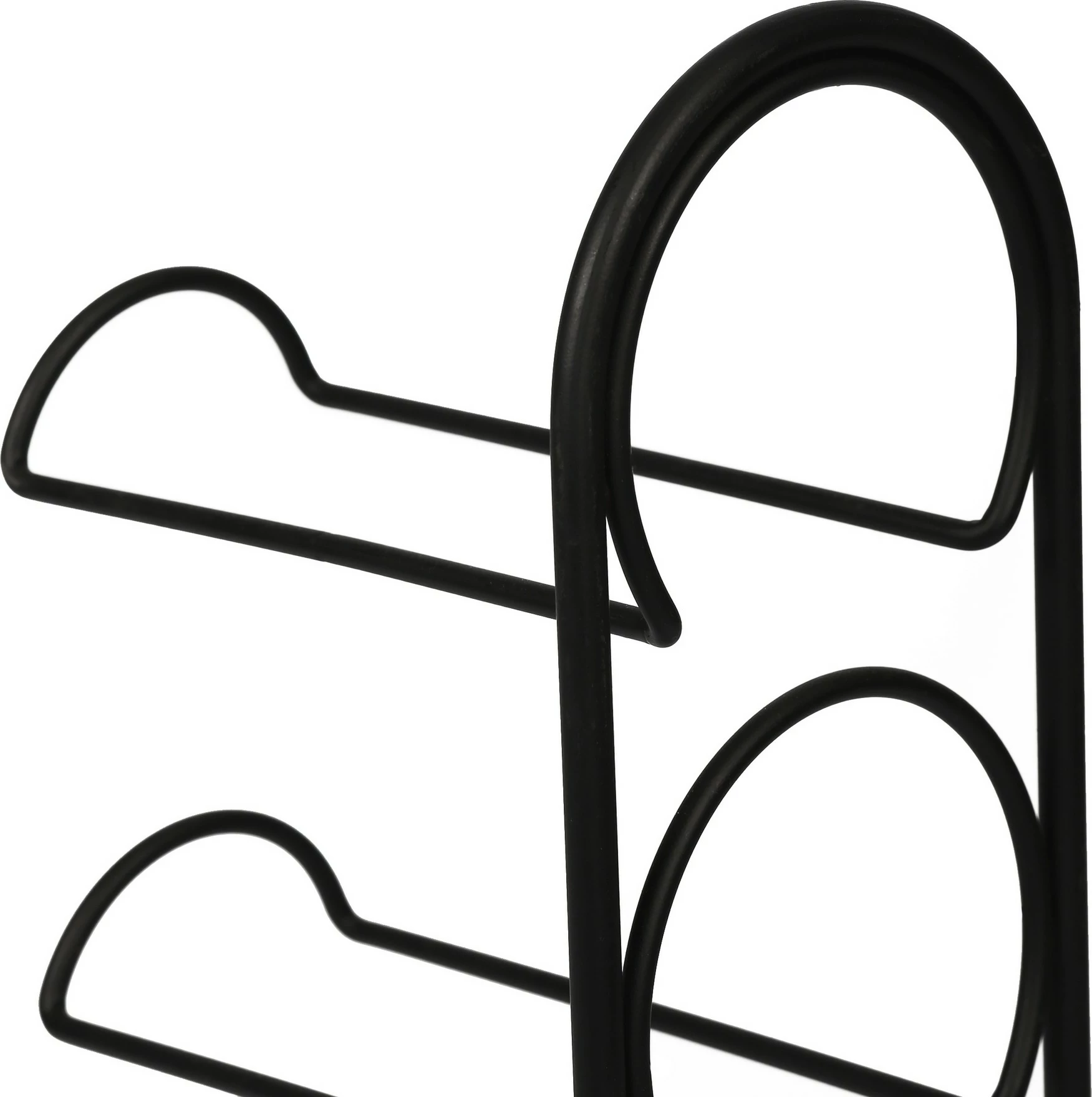Mbajtës për shishe vere, metal i zi, Hanah Home, Hope