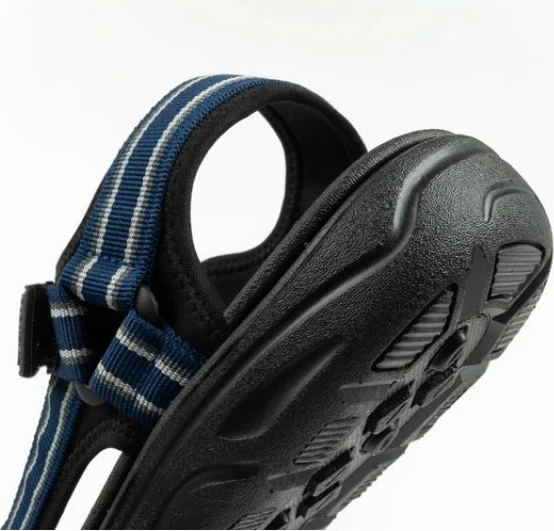 Sandale për meshkuj Grisport, të zeza dhe blu të errët