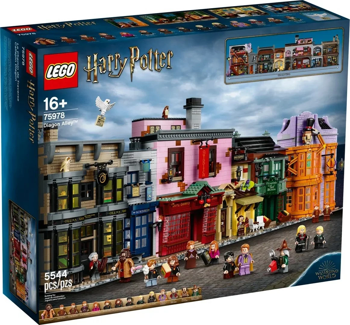 Set LEGO Harry Potter 75978 Diagon Alley, 5544 pjesë