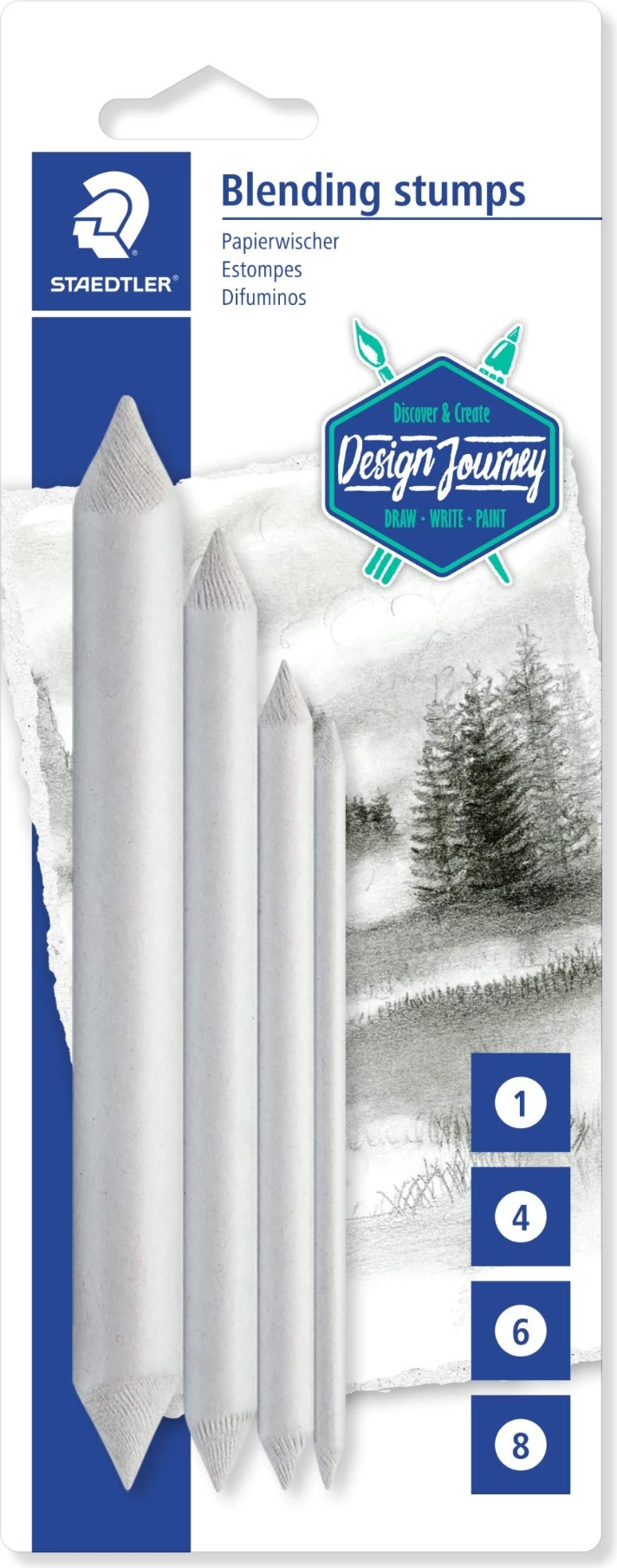 Staedtler Blending Stumps Set – Set për Hijezim dhe Përzierje