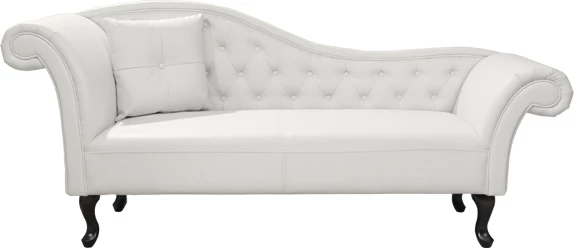 Reel Chesterfield Niovi, ngjyrë e bardhë, FH3007.02, 190x61x84 cm