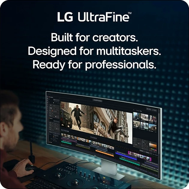 Monitor LG UltraFine 40U990A-W, 40", 5K2K 5120x2160, Nano IPS Black, Thunderbolt 5, FreeSync Premium, i zi