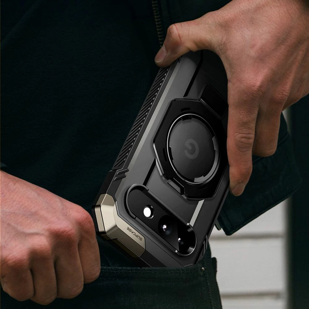 Mbështjellës Supcase UB Grip Mag për Google Pixel 9A, i zi