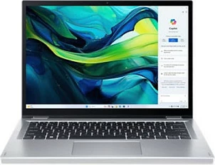 Laptop 2-në-1 Acer Aspire Go Spin 14 AGSP14-31PT-36R6, 14" Touch WUXGA, 16GB RAM, Pure Silver