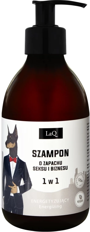Shampon për meshkuj LaQ Energizing Men's Shampoo 1w1 Doberman 300ml