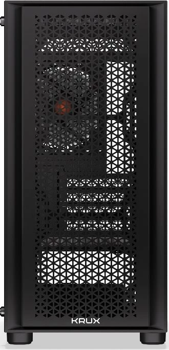 Kasë Krux Scor KRXD002 Cube Tower microATX/Mini-ITX me xham të kalitur, e zezë