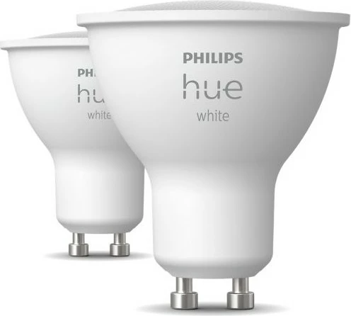 Dritë e mençur Philips Hue GU10, LED, Bluetooth/Zigbee, e bardhë