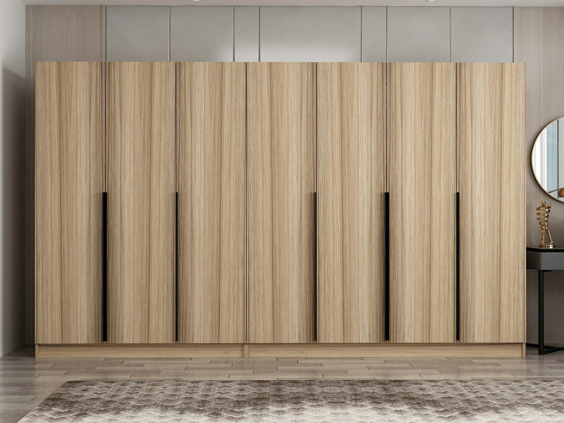 Dollap për dhomë gjumi, ngjyrë lisi, Skye Decor Kale Plus - 7799