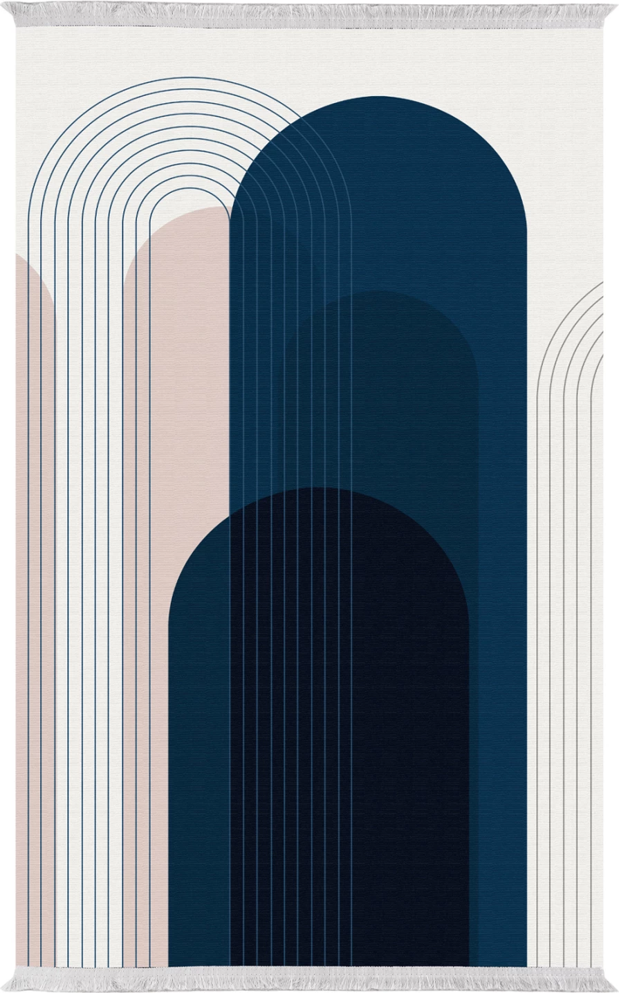 Tepih për sallon me franja, JOSIANE FH7676.49, shumëngjyrësh, 80x150 cm