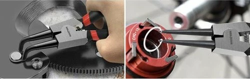 Pincë për unaza Seger Falon-Tech Bigstren 22159, set 4 copë, të zeza
