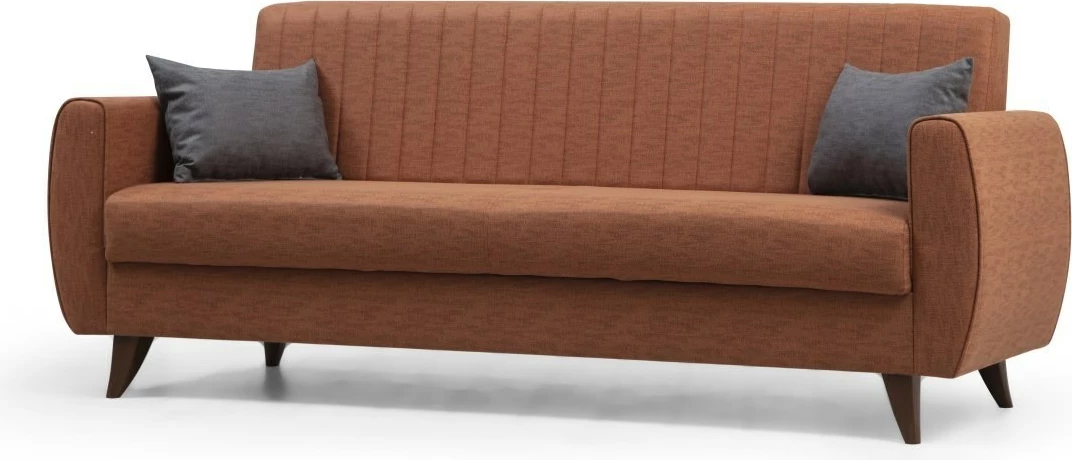 Divan-krevat 3 vendesh, Atelier del Sofa, Alkon, ngjyrë e kuqe tjegulle