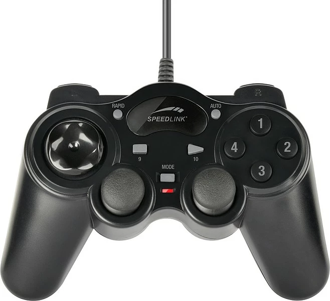 Gamepad Speedlink Thunderstrike, USB, për PC, i zi