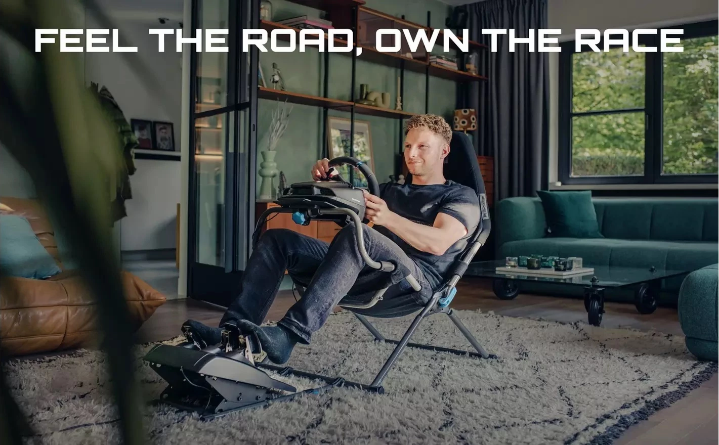 Karrige/kokpit simulimi garash Playseat Challenge X Logitech G Edition, e palosshme, e zezë