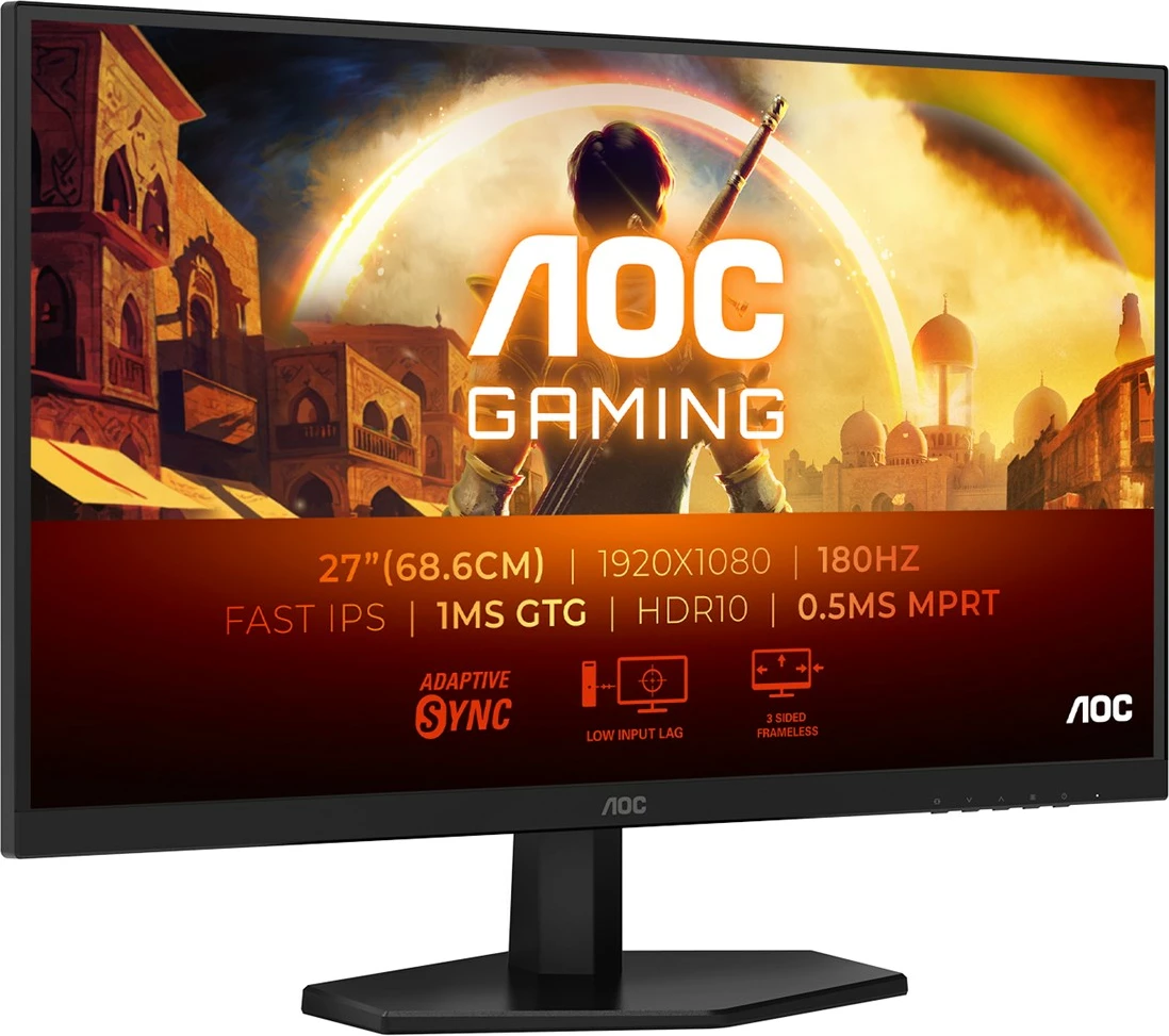 Monitor gaming AOC 27G42E, 27", Full HD, 180 Hz, i zi