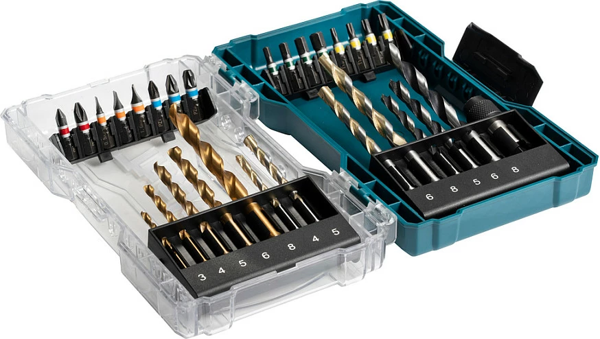 Set burgjish dhe bitash Makita E-07054, 29 copë