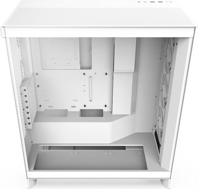 Kasë NZXT H7 Flow RGB, Midi Tower, ATX/EATX/micro ATX/Mini-ITX, xham i temperuar, e bardhë