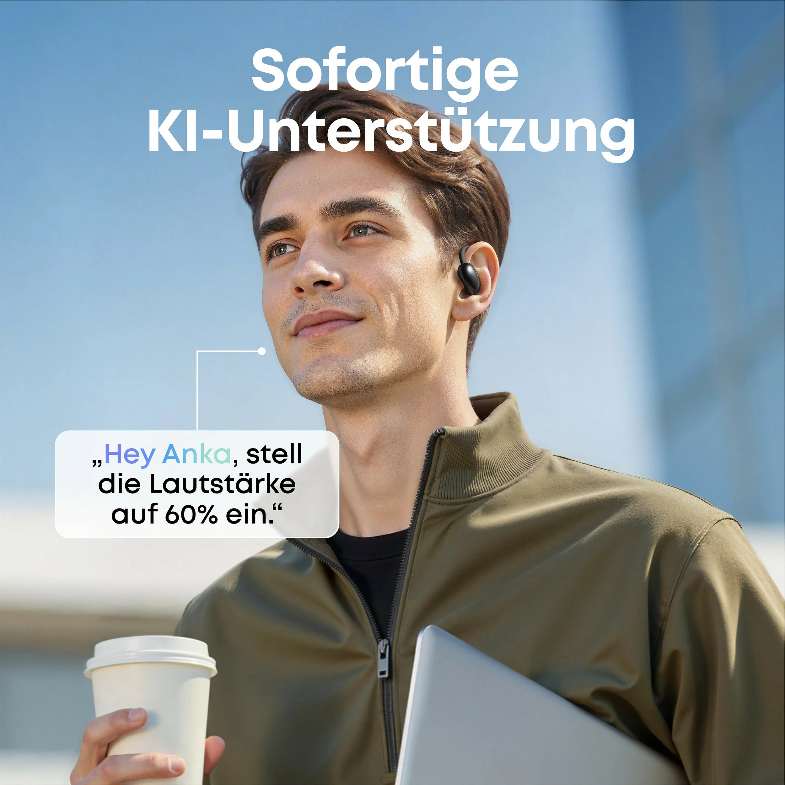 Kufje Anker Soundcore AeroFit 2 AI, Bluetooth 5.4, 42 orë, IP55, të zeza