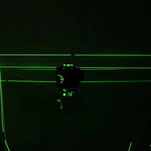 Laser nivelues linje Bigstern 4D 16 linja 25 m, i gjelbër, set me 2 bateri + karikues