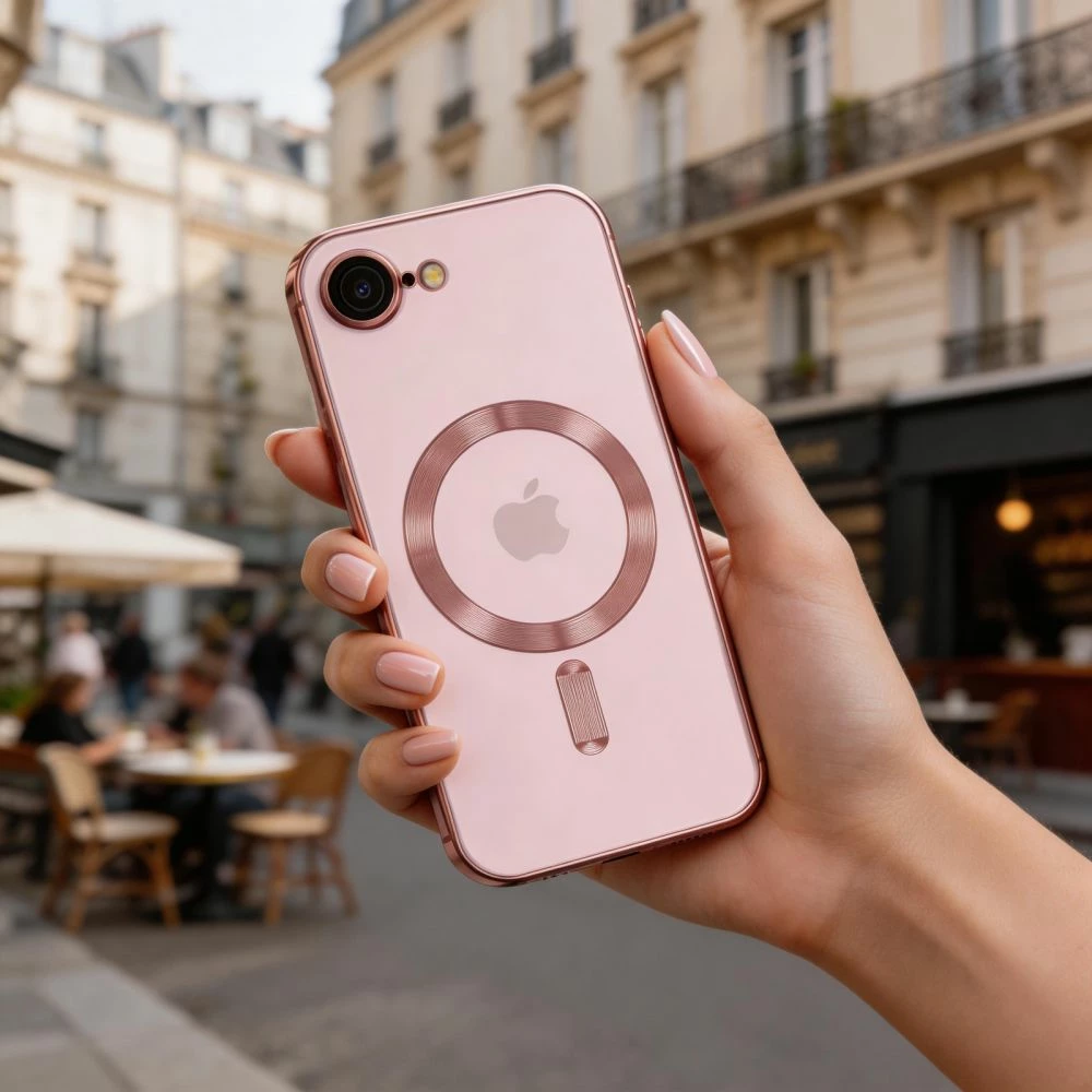 Mbështjellës Tech-Protect MagFlex MagSafe për iPhone 16e/17e, rozë, 1 copë