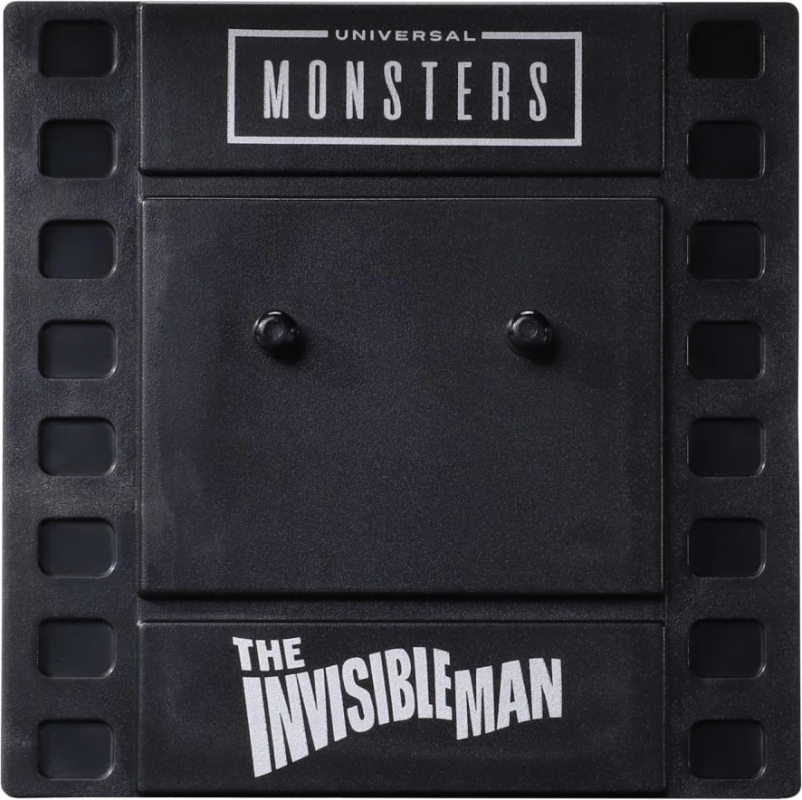 Figurinë koleksionuese e lakueshme NOBLE COLLECTION Bendyfigs Universal Monsters The Invisible Man 19 cm, me stand