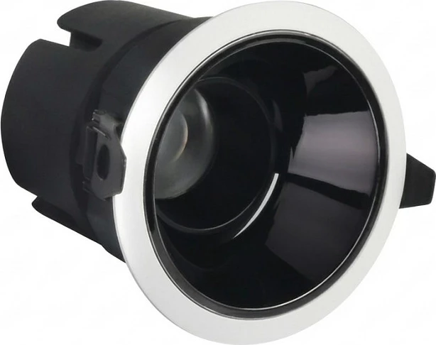 Downlight LED Miboxer 9W RGB-WW (RGB-CCT) adjust, 2.4GHz RF, e zezë/argjendtë