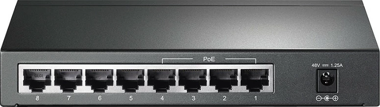 Switch TP-Link TL-SG1008P, 8 porta, PoE, Gigabit, metalik