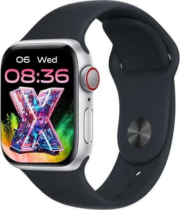 Ora e Mençur T-Watch X Max Series X (Set me rripa të ndryshëm), për njoftime, sport dhe përdorim ditor, e zezë/set multi-ngjyrësh