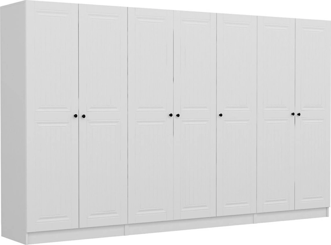 Dollap Skye Decor, ngjyrë e bardhë, Kale Mebran, 4776