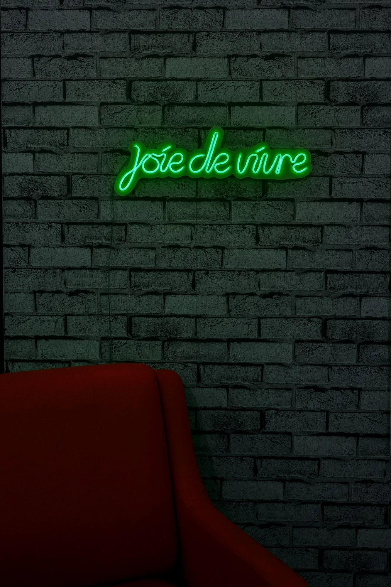 Dritë dekorative LED plastike, 'joie de vivre', ngjyrë e gjelbër