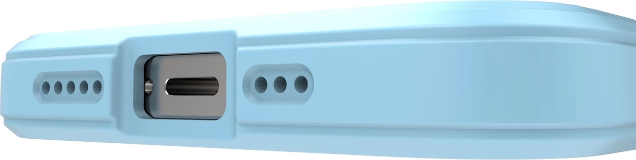 Mbështjellës Hurtel Magic Shield Case për iPhone 13 Pro, fleksibël, i blinduar, Kaltër e lehtë