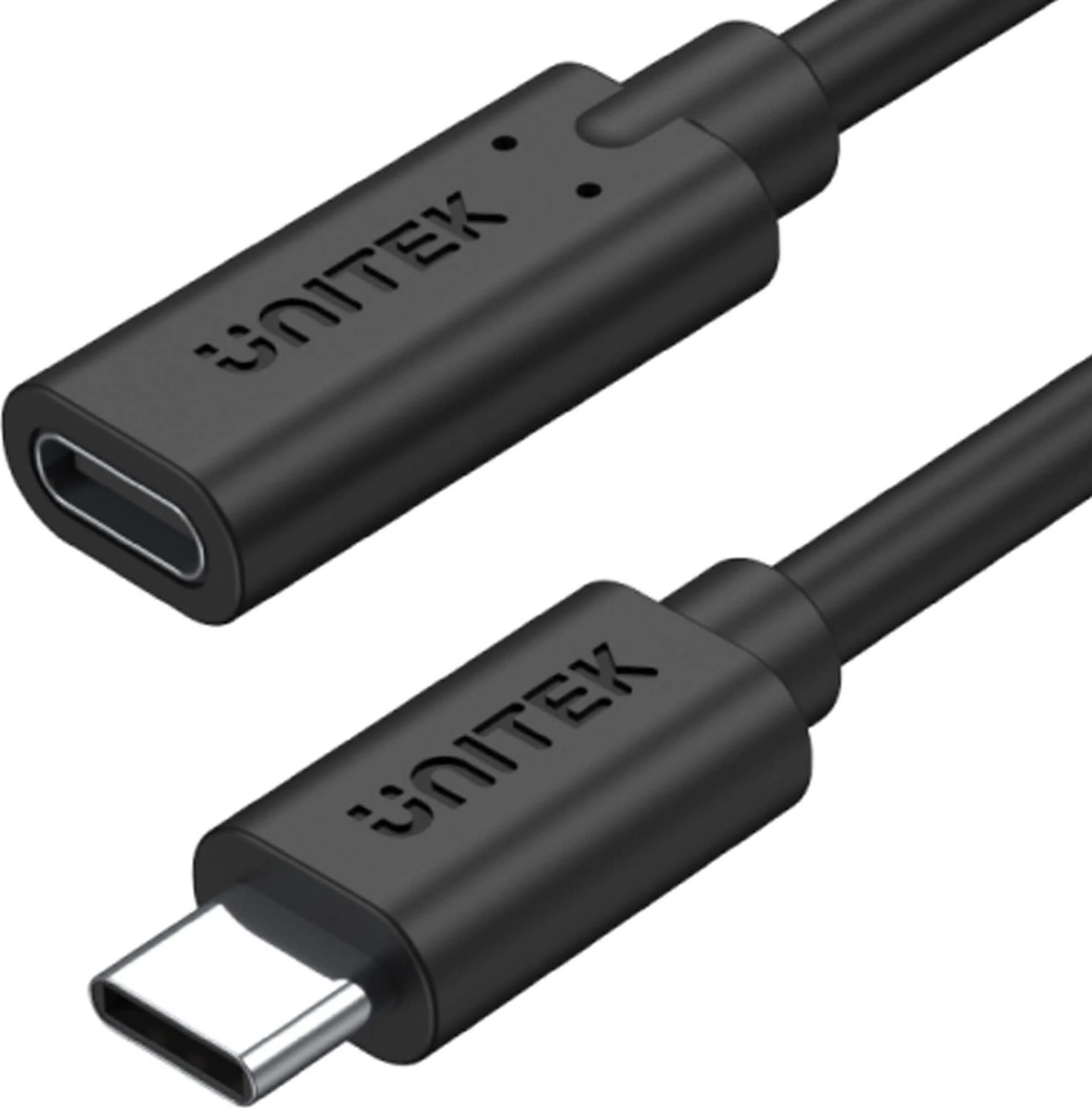 Kabllo zgjatëse USB-C Unitek C14086BK-1M 1 m USB-C mashkull në USB-C femër, e zezë