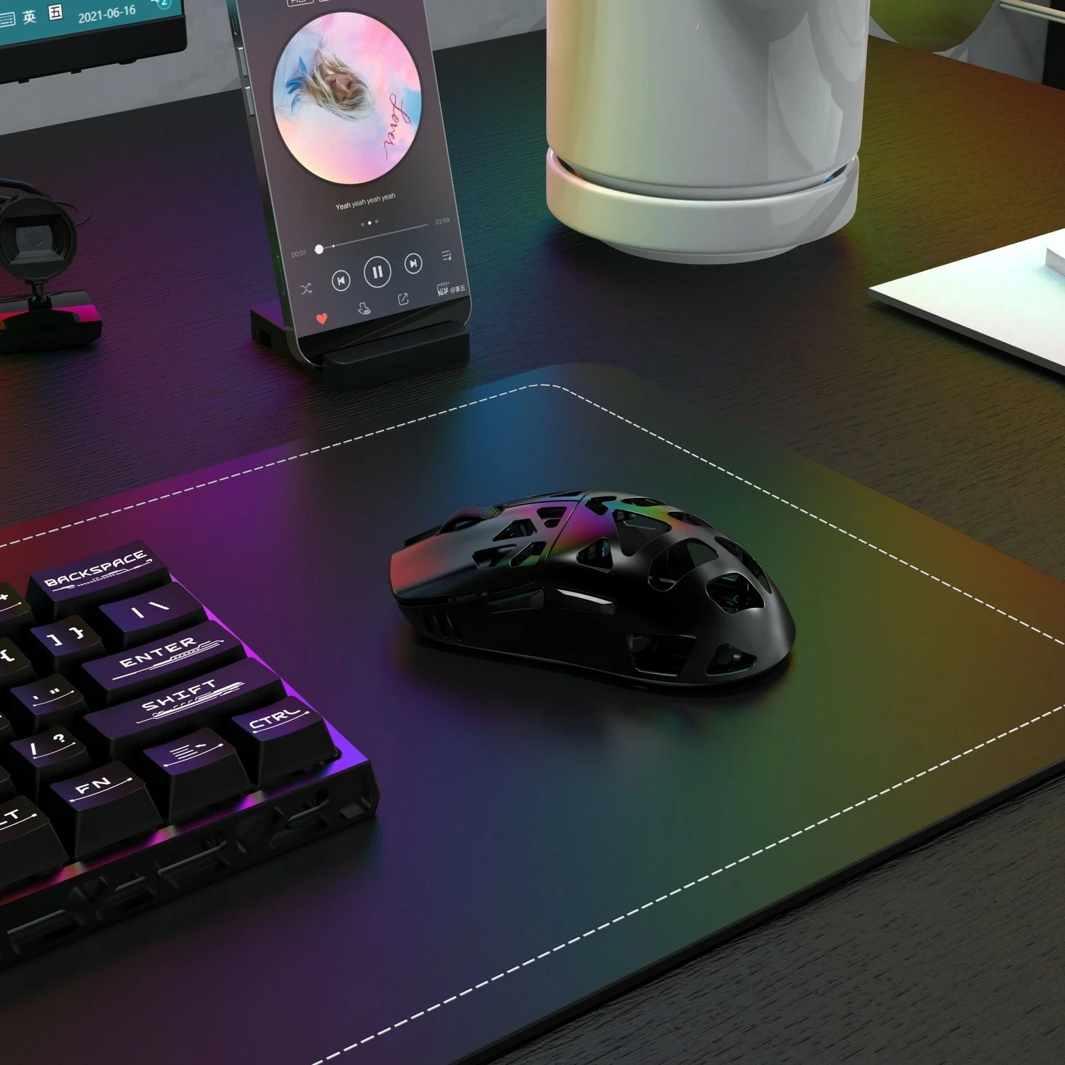 Maus gaming Redragon M997 Prism Pro, wireless/USB-C, 26000 DPI, i zi