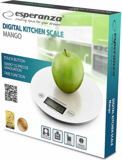 Peshore kuzhine Esperanza Mango EKS003W, e bardhë