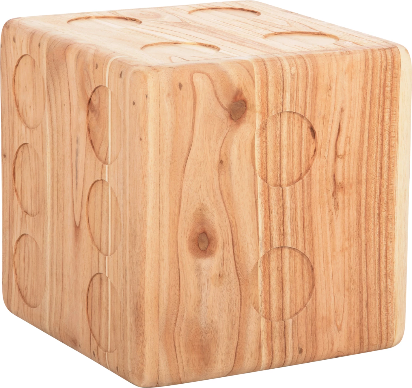 Karrige për bar ZARI, ngjyrë druri natyral, FH7898.02, 40x40x40 cm