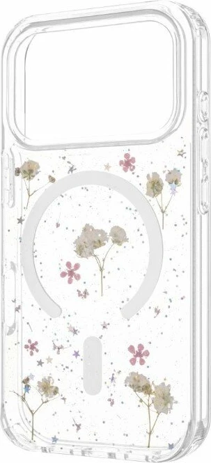 Mbështjellës Fixed MagBloom për Apple iPhone 17 Pro, TPU, Blush Plum (transparent)