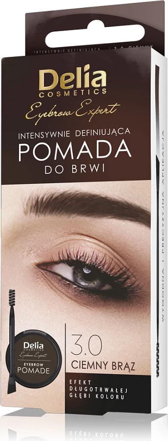 Pomadë për vetulla Delia Eyebrow Expert 3.0 Dark Brown 2.5g