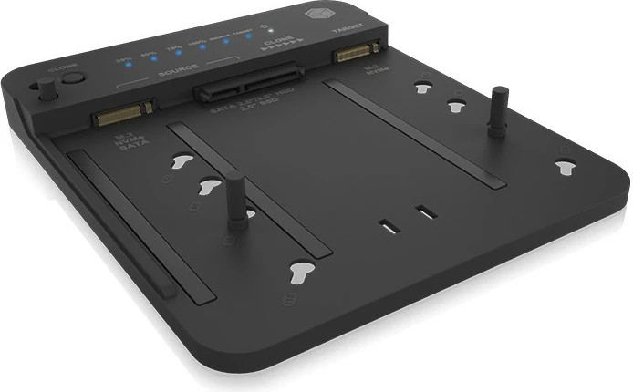 Stacion klonimi ICY BOX IB-2913MCL-C31, HDD, SSD, USB 3.2 Gen 2, 10 Gbit/s, Ngjyrë e zezë