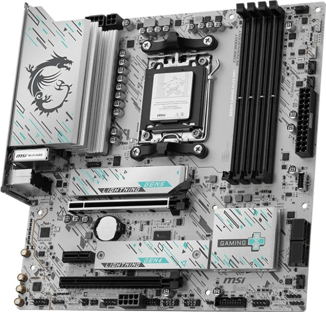 Pllakë amë MSI B850M GAMING PLUS WIFI, Socket AM5, micro ATX, E zezë