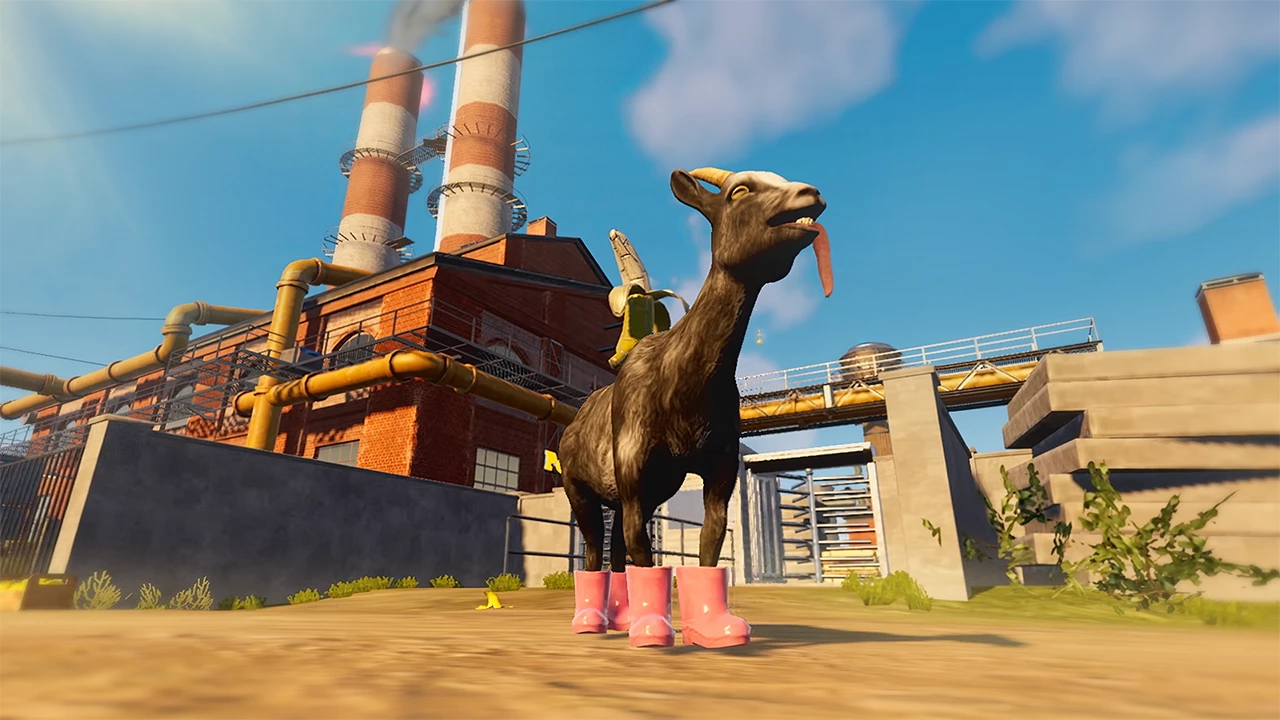Lojë Nintendo Switch Deep Silver Goat Simulator 3 me DLC Digital Downgrade