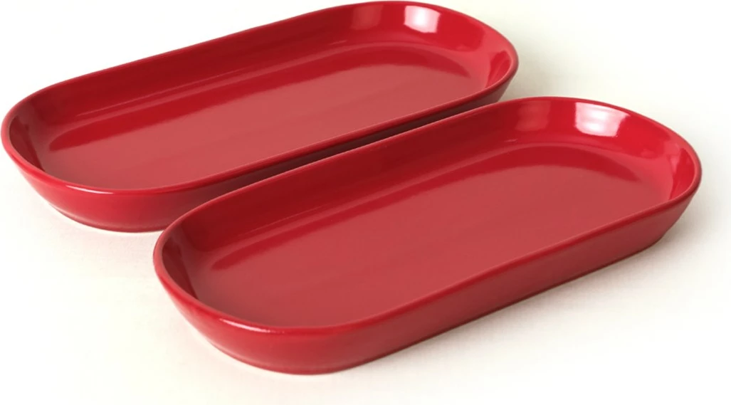 Set pjatash servirëse, të kuqe, Hermia Concept, 2 copë, ST080102F506A000000MAKYK00