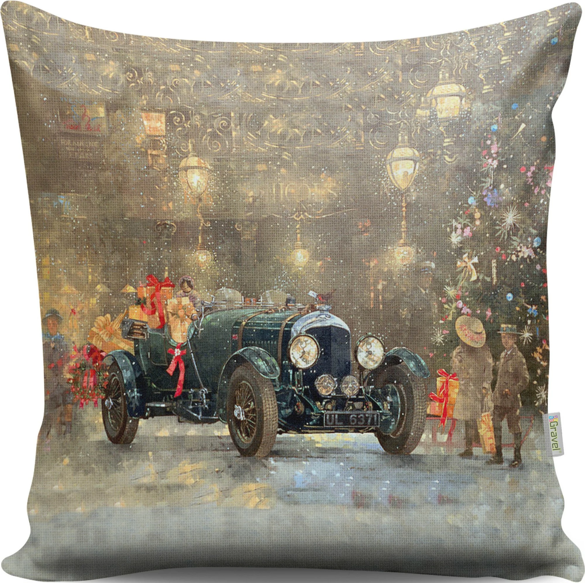 Jastëk dekorativ Aberto Design, A13030, shumëngjyrësh, 43x43cm