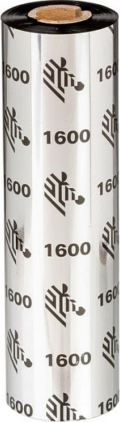 Ribon termotransfer Zebra 1600 Wax, 131 mm x 450 m, i zi